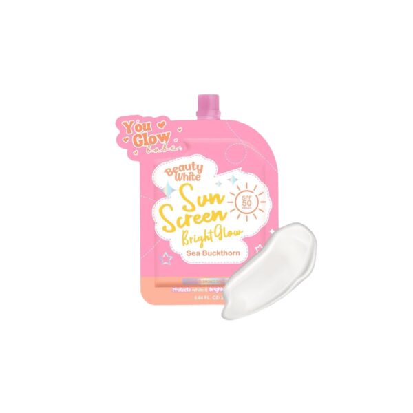 You Glow Babe Beauty White Sunscreen Bright Glow with Sea Buckthorn SPF 50 PA +++