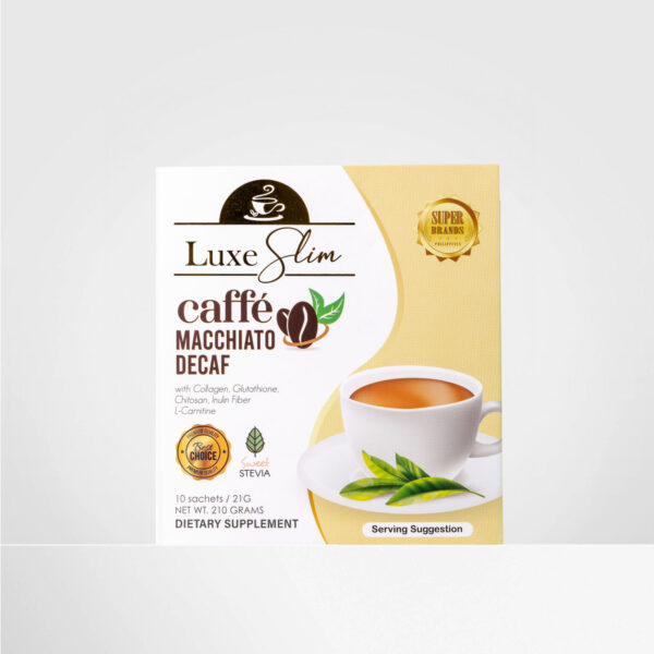 Luxe Slim Decaf Macchiato (10 sachets of 21 grams) Pouch